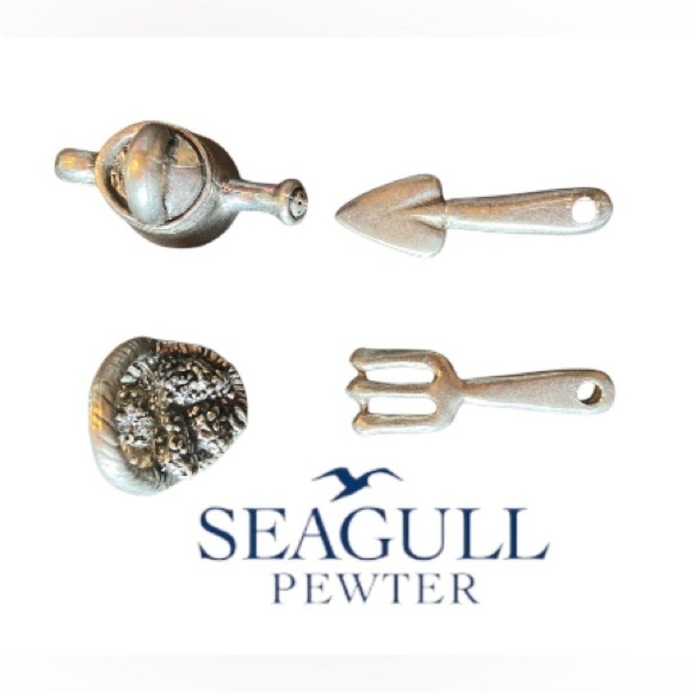 Garden Lovers Seagull Pewter‎ Accent Charm – Made in Pugwash, Nova Scotia